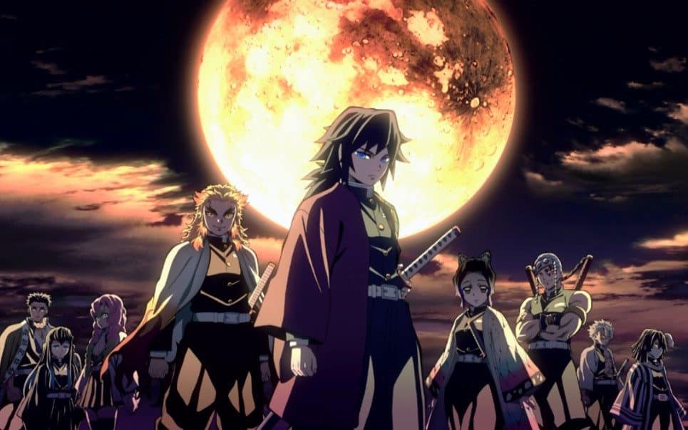 Hình Nền Kimetsu Yaiba Ánh Trăng ngầu