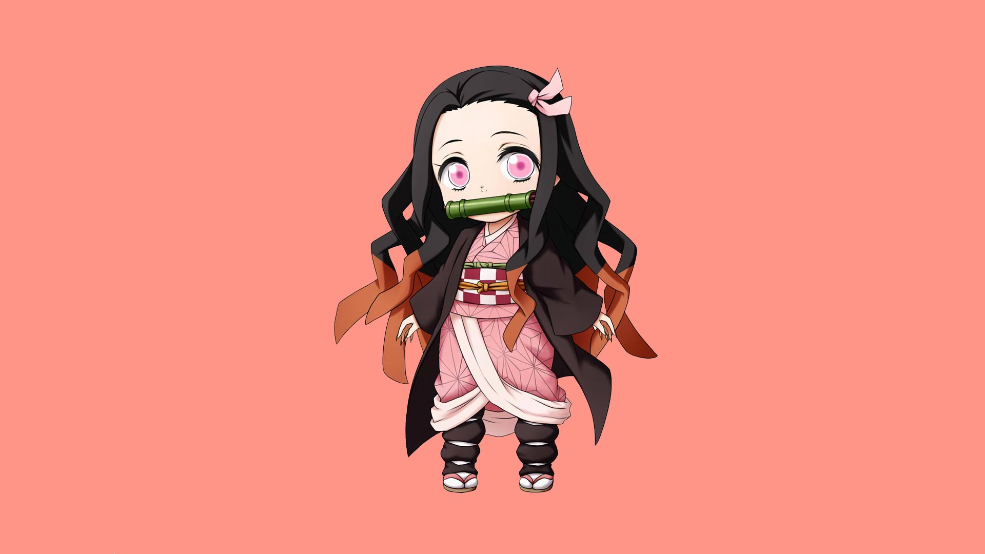 Hình Nền Nezuko Siêu Cute Chibi