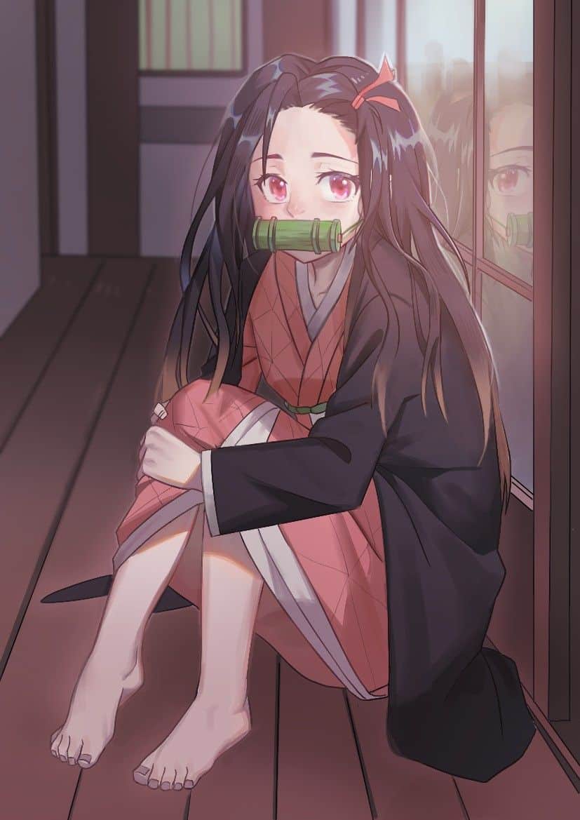 Hình Nezuko Buồn