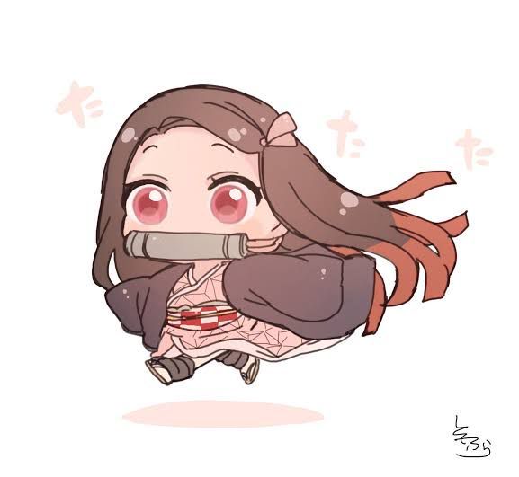 Hình Nezuko Chibi Cute