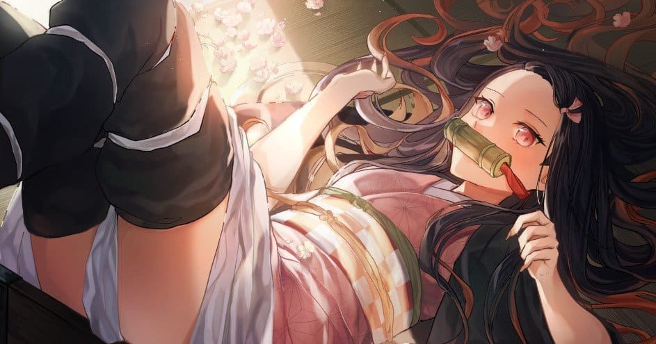 Hình Nezuko Sexy Quyến Rũ