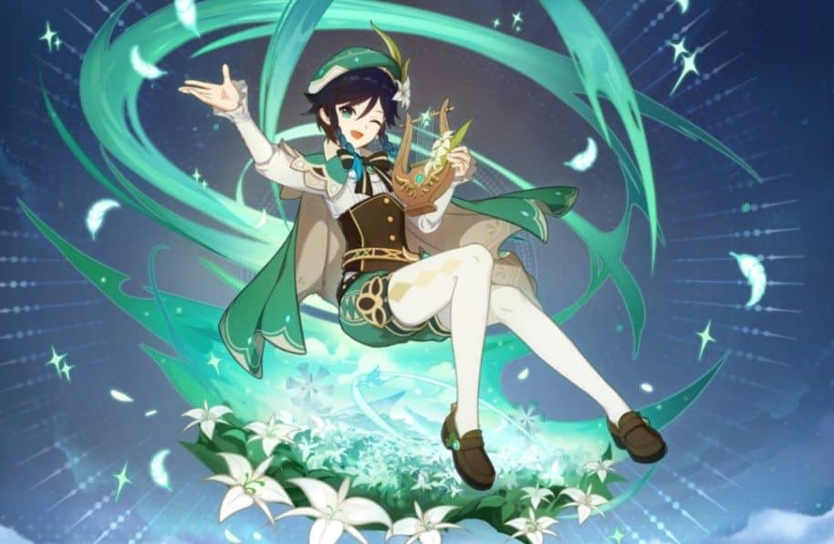 Hình Nhân Vật Venti Anime