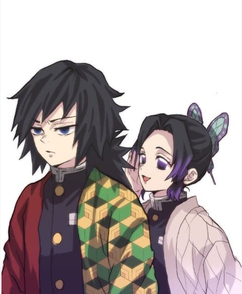 Hình Shinobu và Tomioka dễ thương
