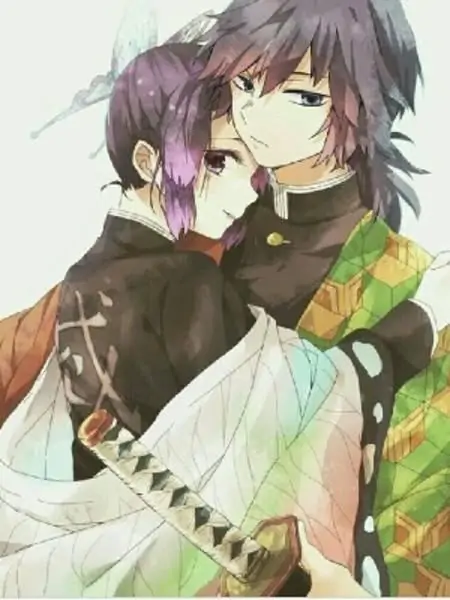 Hình Shinobu và Tomioka tình cảm
