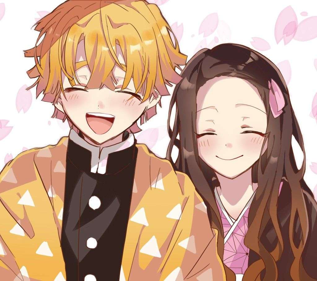 Hình Về NV Zenitsu Và Nezuko Đẹp