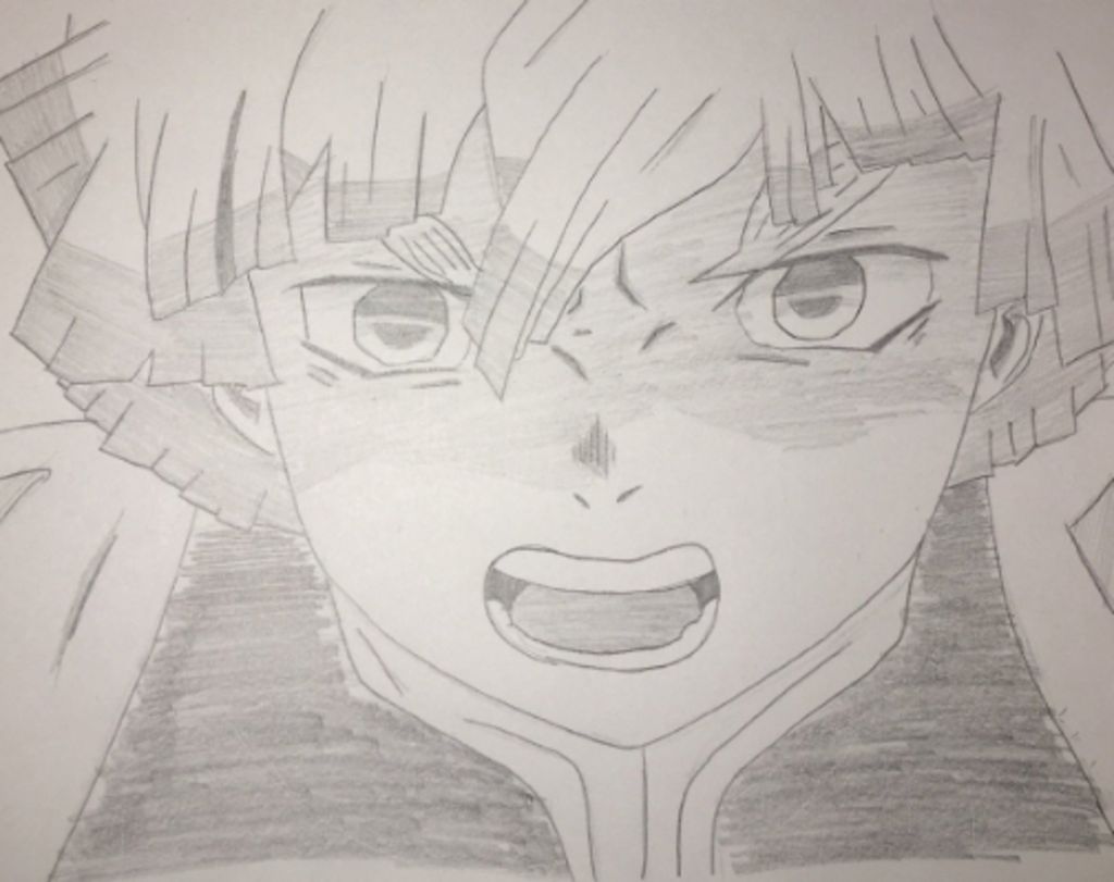 Hinh Ve Zenitsu Don Gian