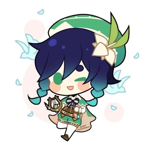 Hình Venti Chibi Cute Nhất