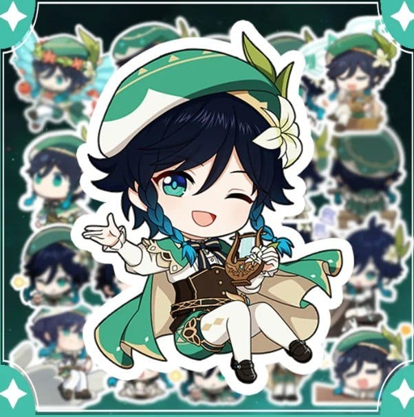 Hình Venti Chibi Dễ Thương