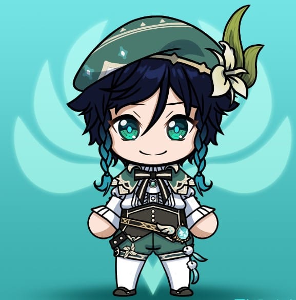 Hình Venti Chibi