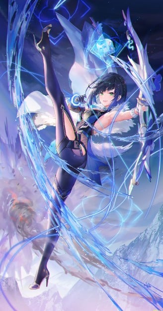 Hình Yelan Genshin Impact ngầu lòi