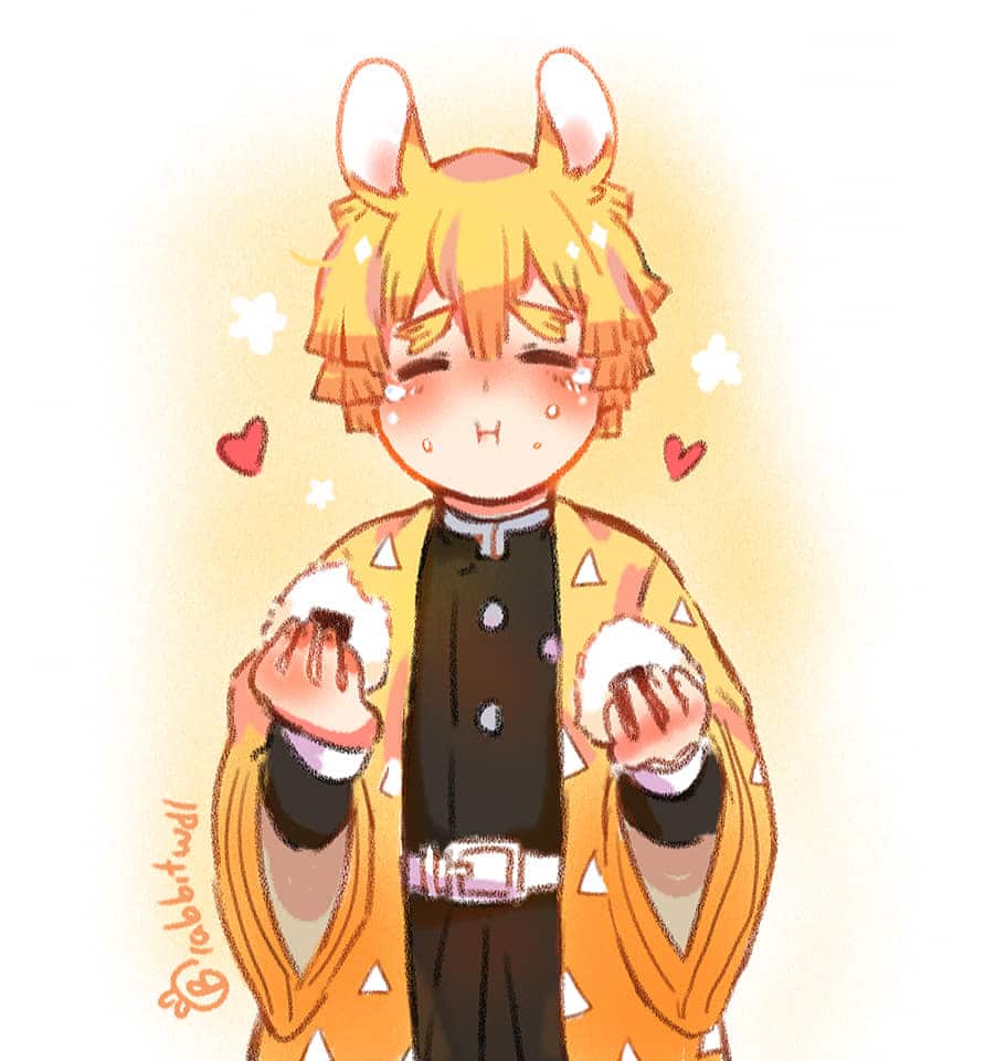 Hình Zenitsu Siêu Cute