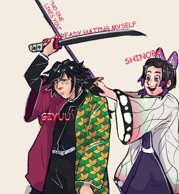 Hình ảnh Shinobu troll cực bựa