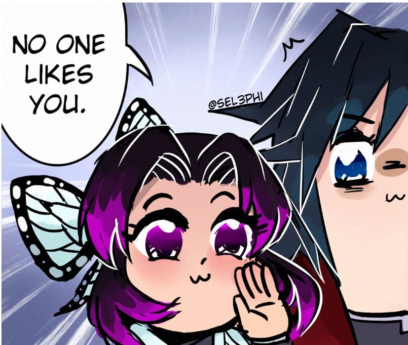 Hình ảnh Shinobu troll siêu cute