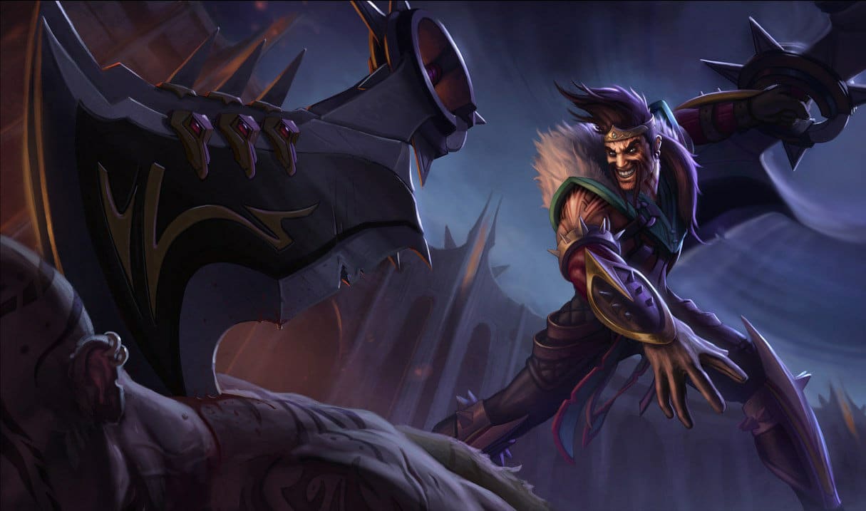 Hình ảnh tướng Draven mạnh mẽ