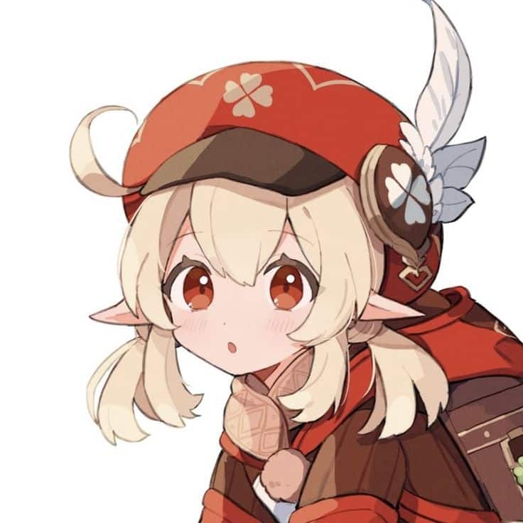 Hình avatar Klee ngây ngô