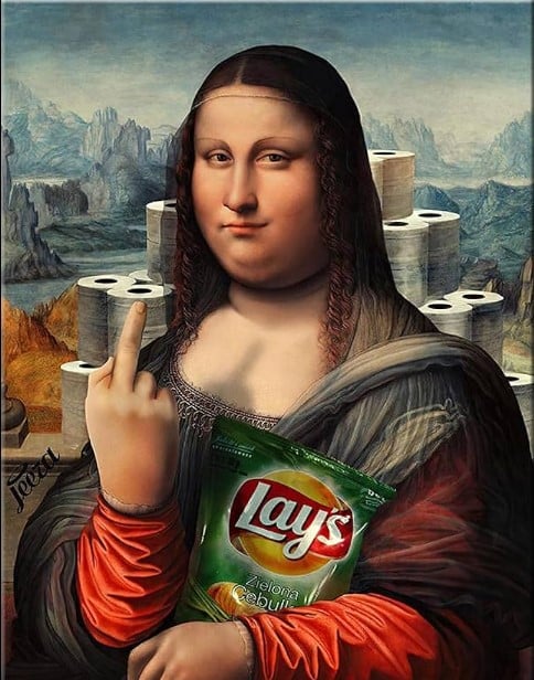 Hình chế Mona Lisa bá đạo