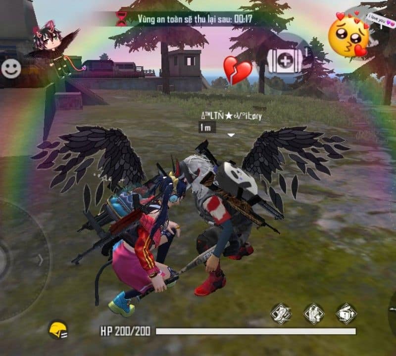 Hình chụm đầu free fire cute