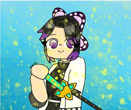 Hình vẽ Shinobu chibi độc đáo