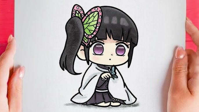 Hình vẽ Shinobu chibi siêu ngộ nghĩnh