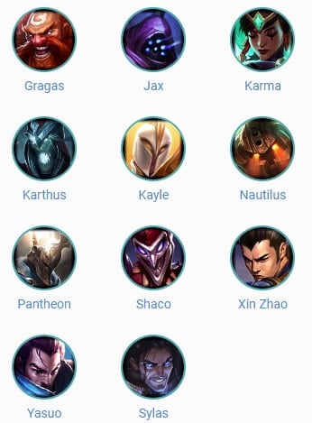 Khắc chế Teemo bằng tướng