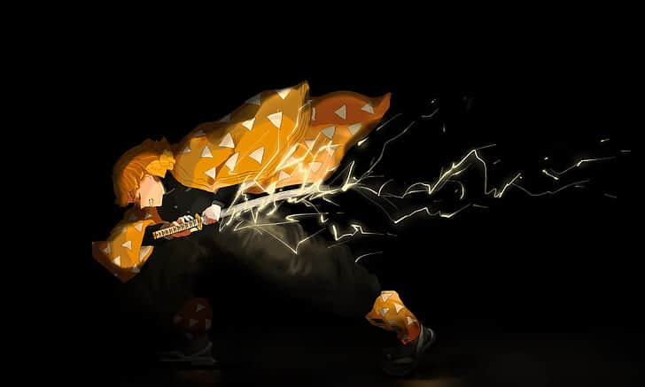 Hình Nền Về Zenitsu Anime Siêu Ngầu