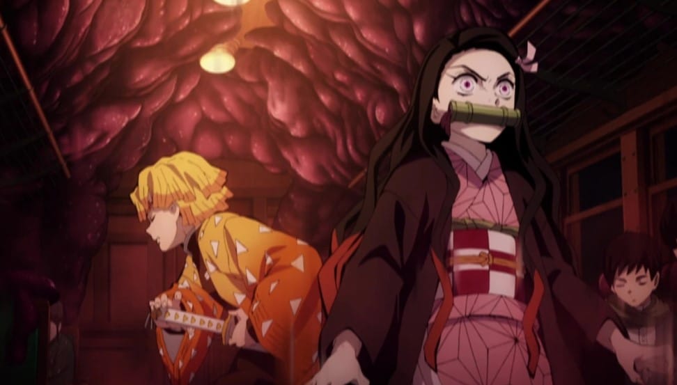 Nezuko Và Zenitsu Ngầu Trong Anime