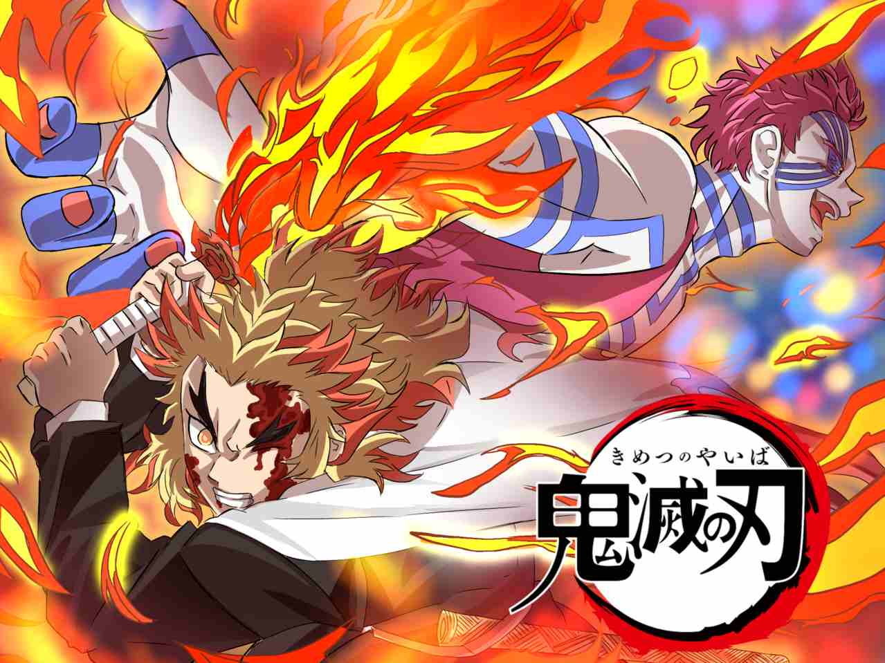 Rengoku Vs Akaza Ngầu