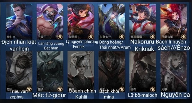 So sánh tướng của LQ và VGVD