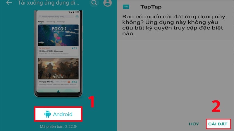 Tải ứng dụng tap tap