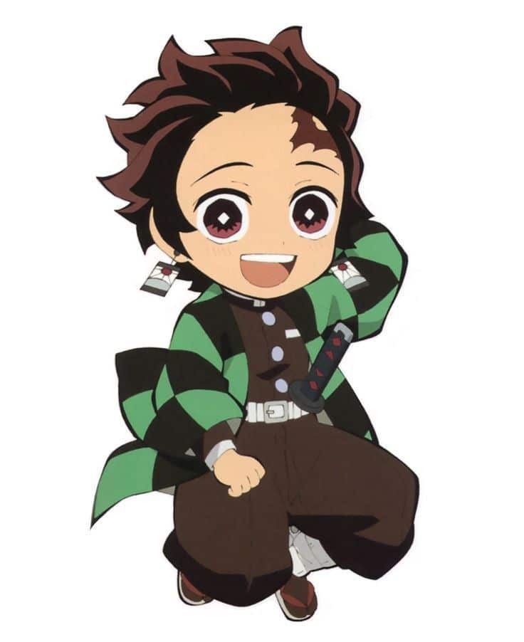 Tranh Tanjiro Chibi