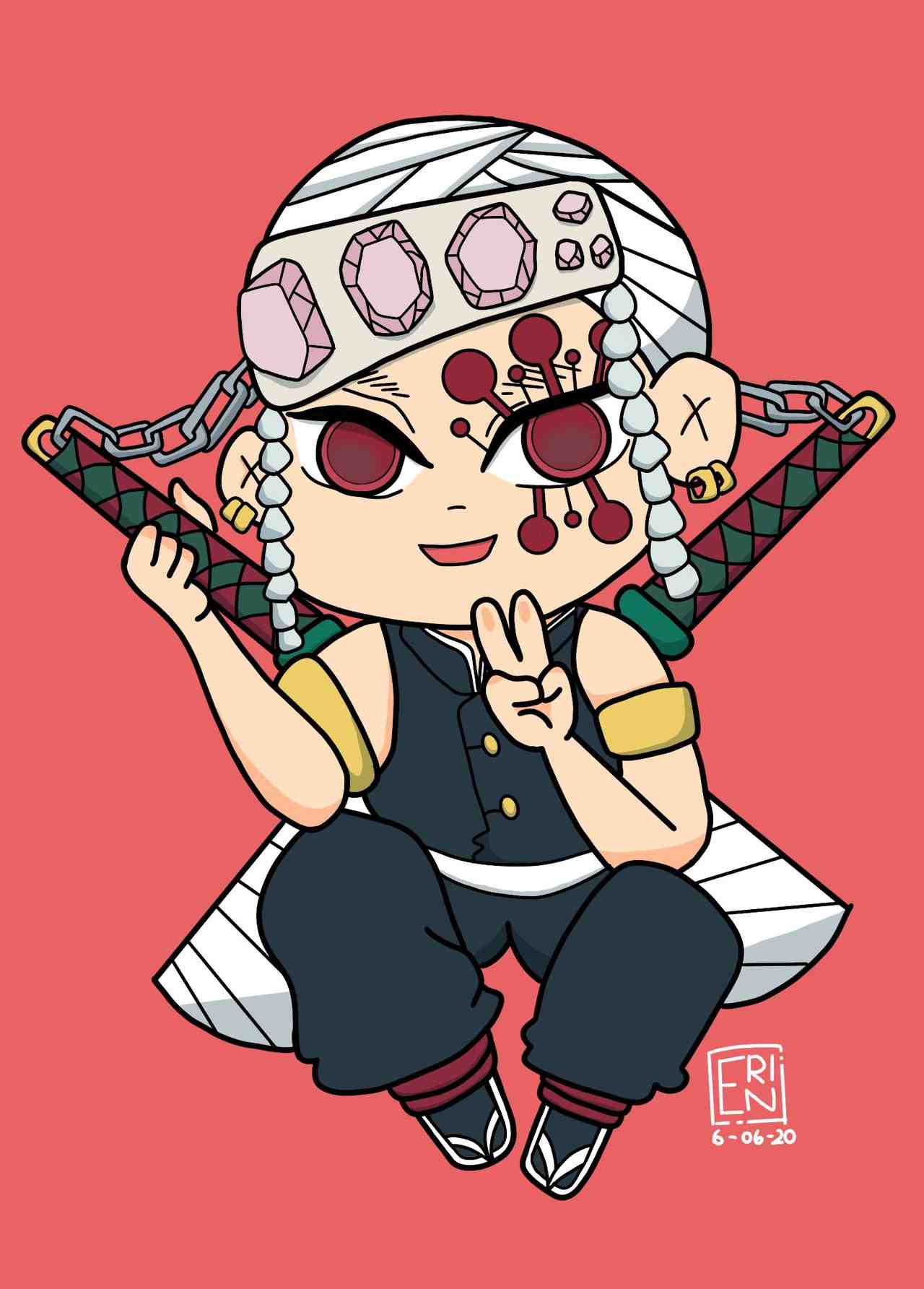Uzui Tengen Chibi Cute