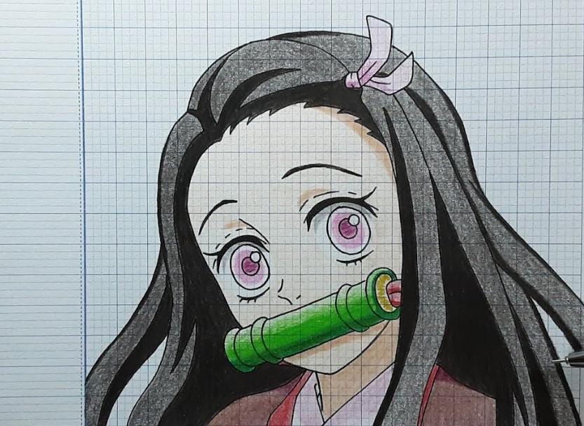 Vẽ Nezuko Đơn Giản Đẹp