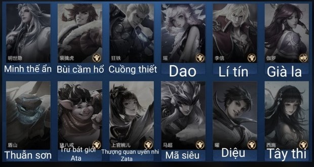Xem thêm so sánh tướng của LQ và VGVD