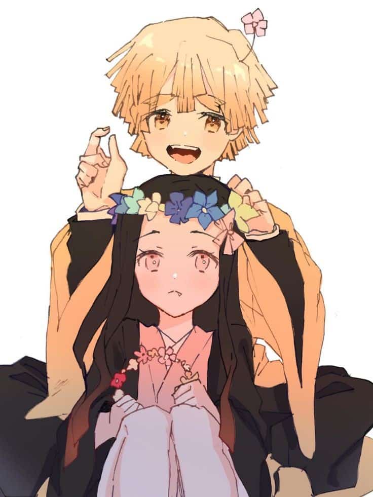 Zenitsu Và Nezuko Cute Nhất
