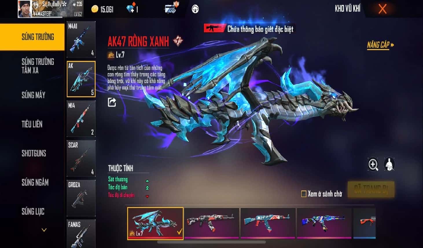 Cập nhật thêm cho bạn hình acc ff full skin súng lv7 đẹp
