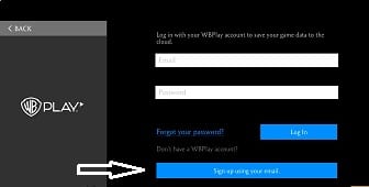 Nhấn chọn vào sign up using