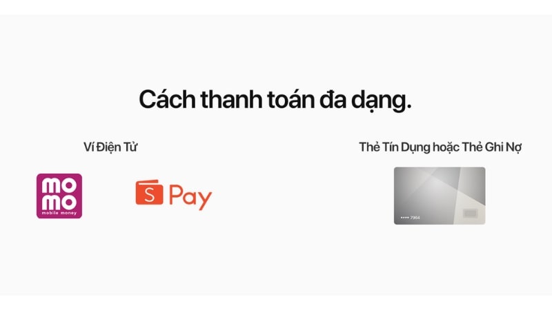 Chọn phương thức thanh toán