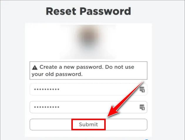 Điền pass mới