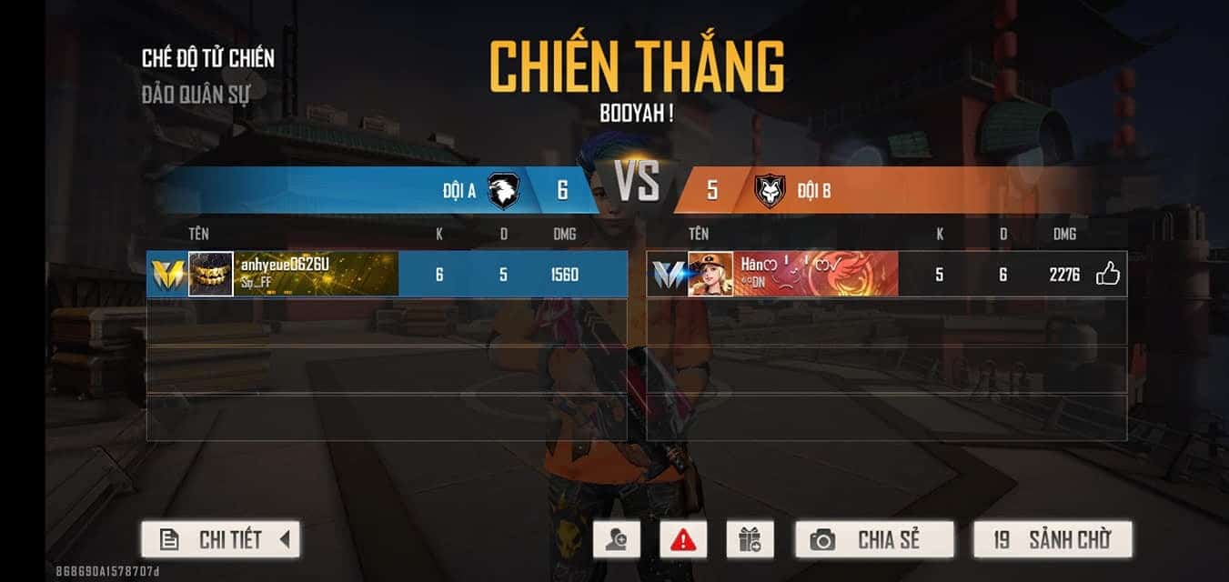 Hình ảnh solo Free Fire chất