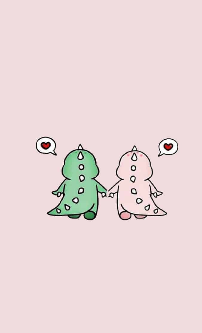 Hình nền khủng Log cặp đôi cute