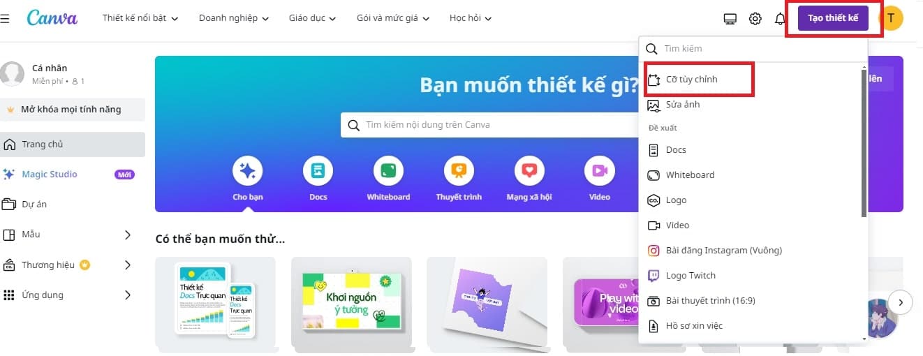 Nhấn tạo thiết kế