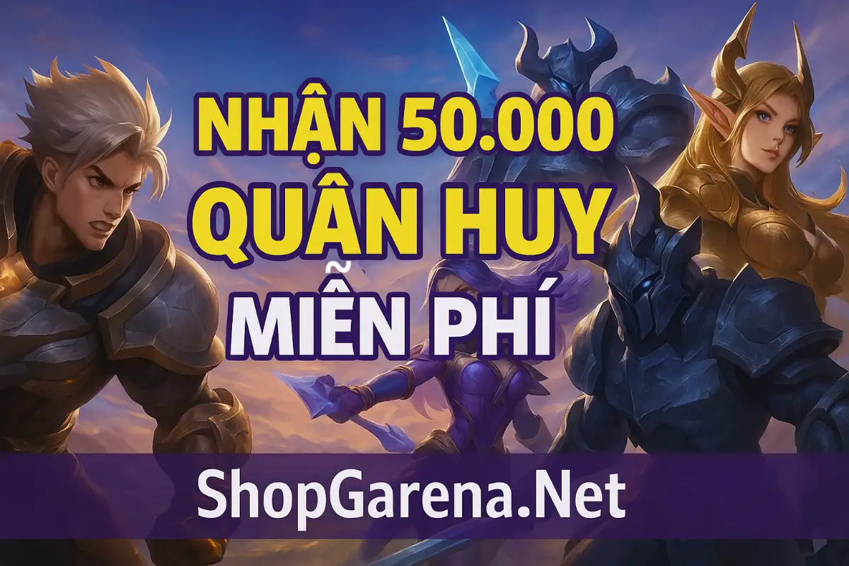 Shop Nhận Quân Huy Miễn Phí