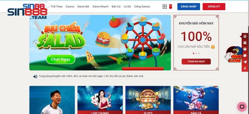 Cập nhật thông tin về trang cá cược Sin88