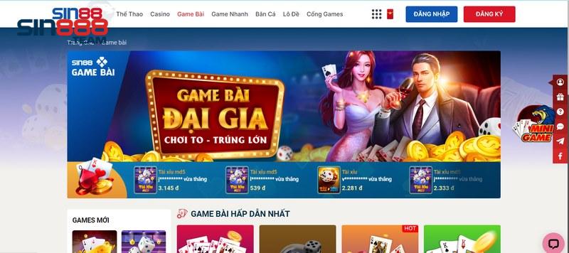 Game bài là điểm đến giải trí đa dạng và cuốn hút
