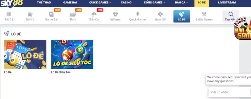Lô đề online tại Sky88