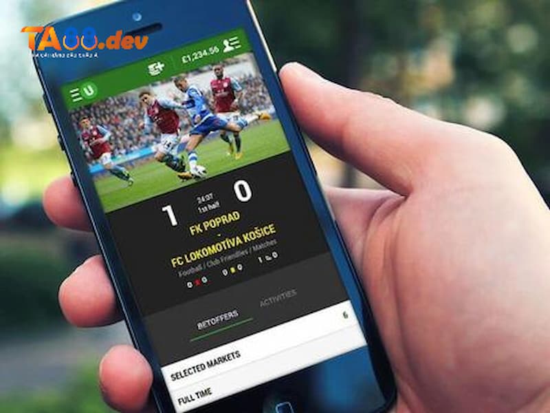 Chơi cá độ tại TA88 ở phiên bản app điện thoại