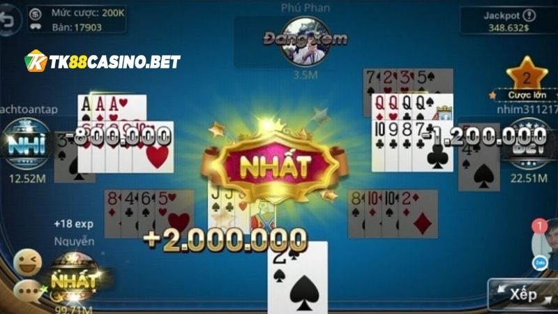 Kinh nghiệm chơi game bài Phỏm ở nhà cái TK88 chỉ có thắng