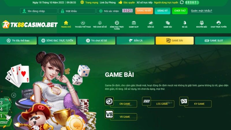 Sảnh cược hiện đại và nổi bật