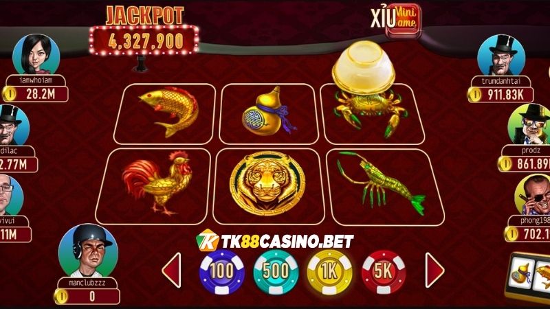 Game bầu cua TK88 có gì?