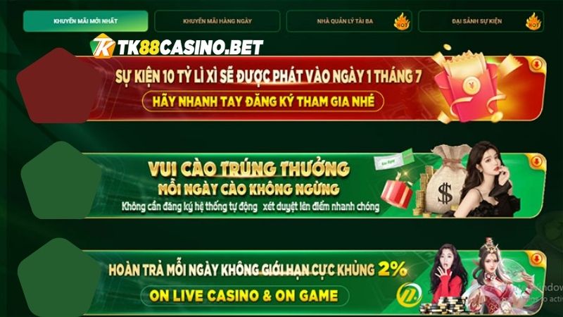 Nhiều khuyến mãi hấp dẫn